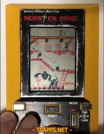 エポック社　モンスターパニック　MONSTER PANIC レトロ 電子ゲーム】エポック社 モンスターパニック 怪物 退治