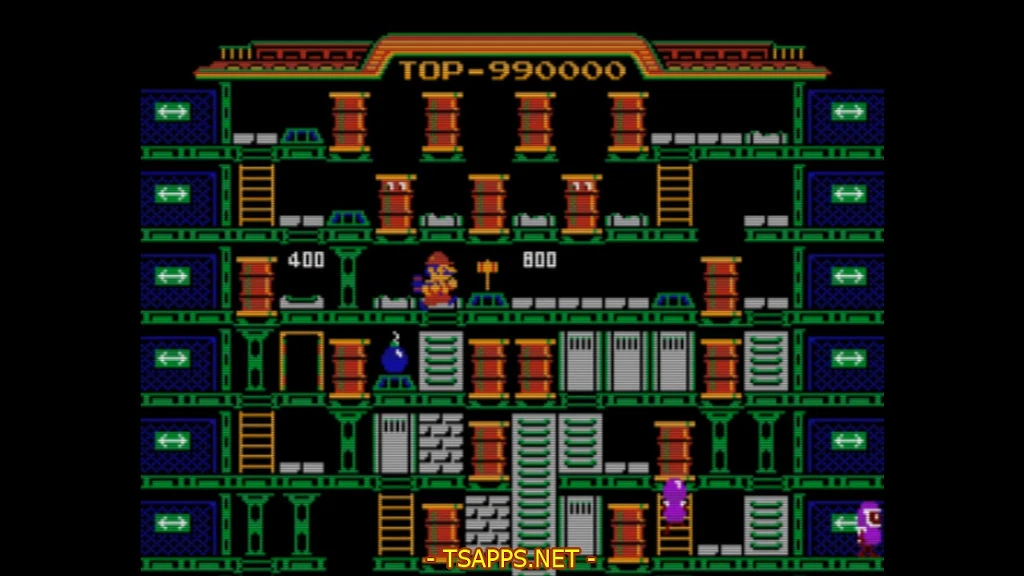ファミコン】レッキングクルー100面クリアに挑戦！Vol.10☆91～100面