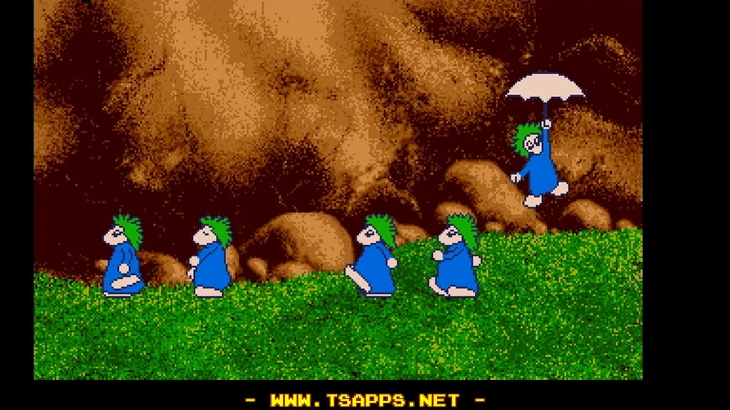 レミングたちの動きがかわいいオープニング