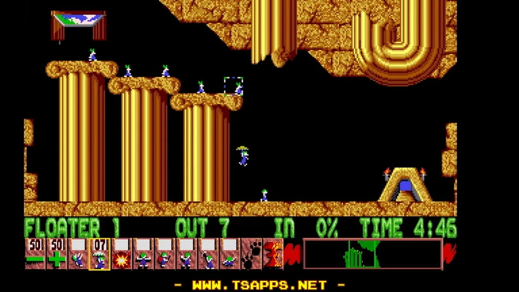 ステージ2は全員に落下傘