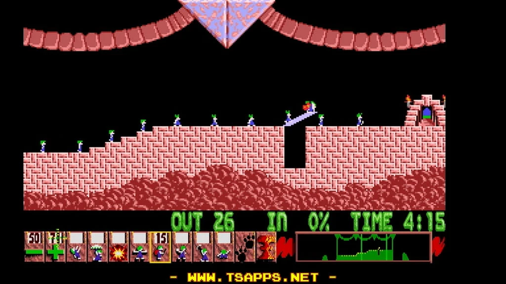 ステージ7は階段で道を作る