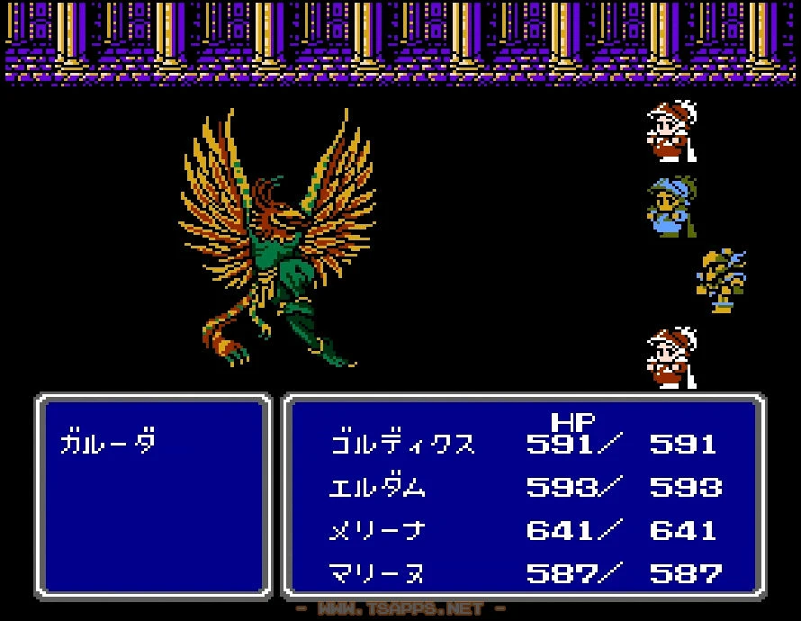 ガルーダは竜騎士のジャンプが効果的