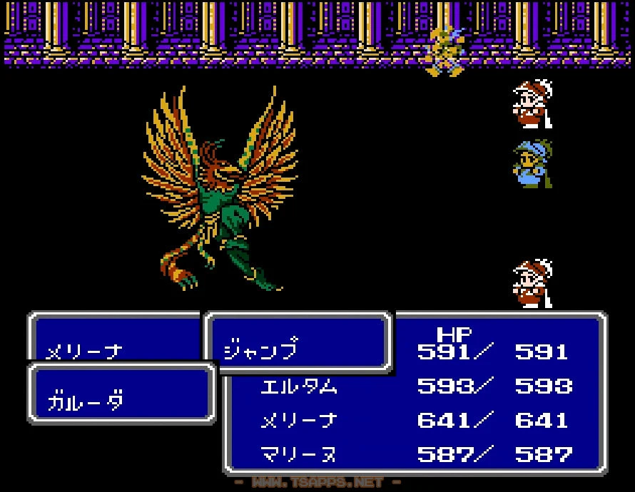 竜騎士はジャンプで攻撃を完全回避