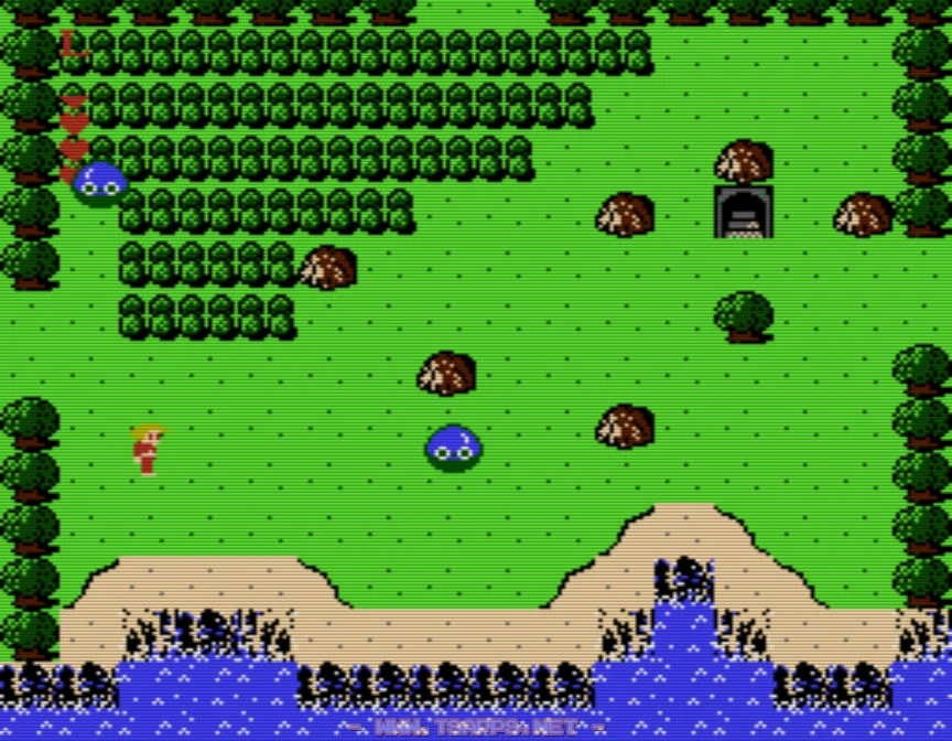 洞窟が見えてきたら無視して北へ