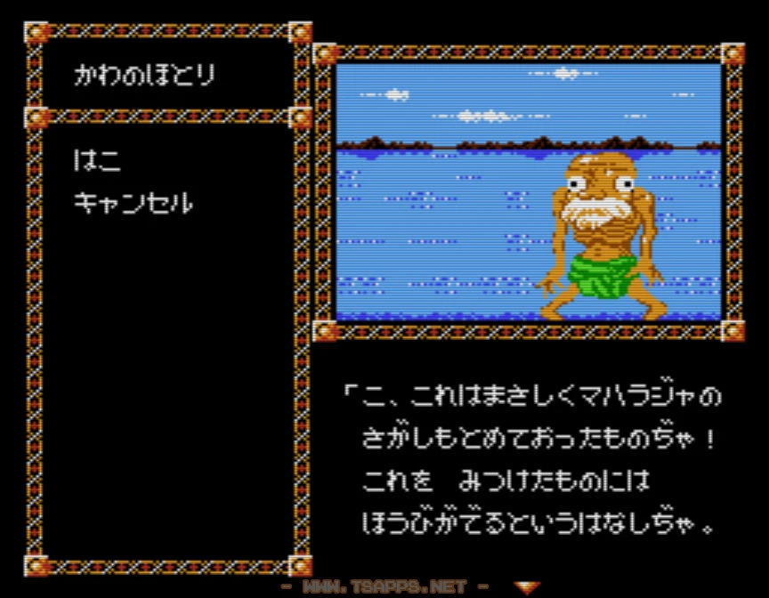 お爺さんに話を聞くとマハラジャの探していた箱だと判明