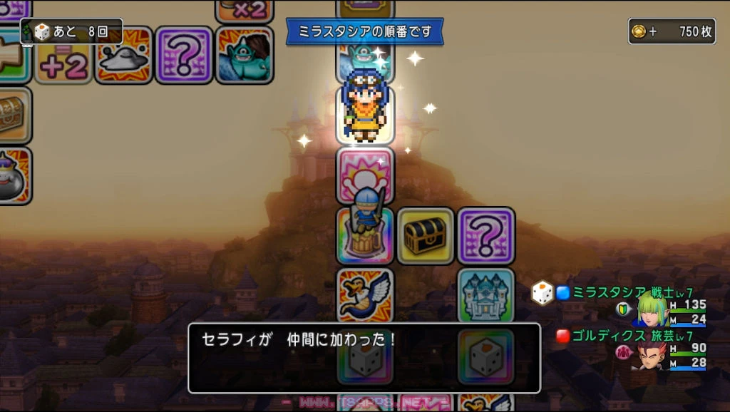 酒場でセラフィが仲間に！