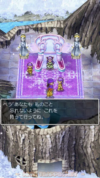 ベラからは1本の木の枝を受け取る