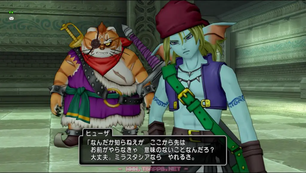 リベリオとヒューザが道を開いてくれる