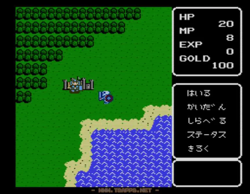 フィールド上を歩くモンスターに触れるとバトル
