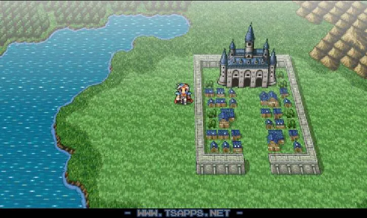 フィンの城と町が見えてきました