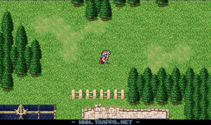 ここから東へ歩き、外壁沿いに南へ