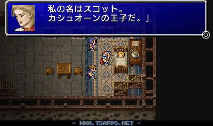 傷ついた戦士とはカシュオーンの王子スコットのこと