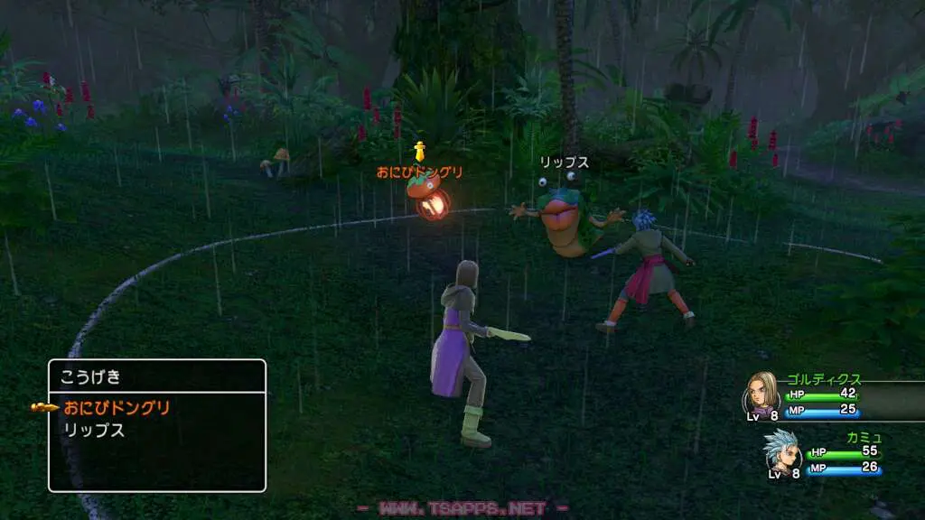 モンスターを倒しながらアイテム回収