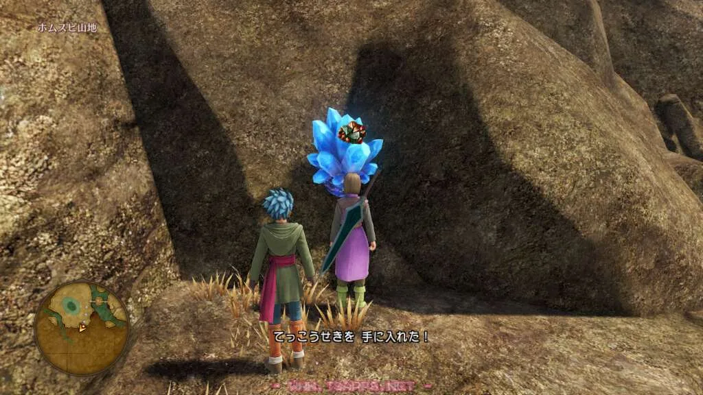 ホムラで受けたクエストの1つをクリアするため採取