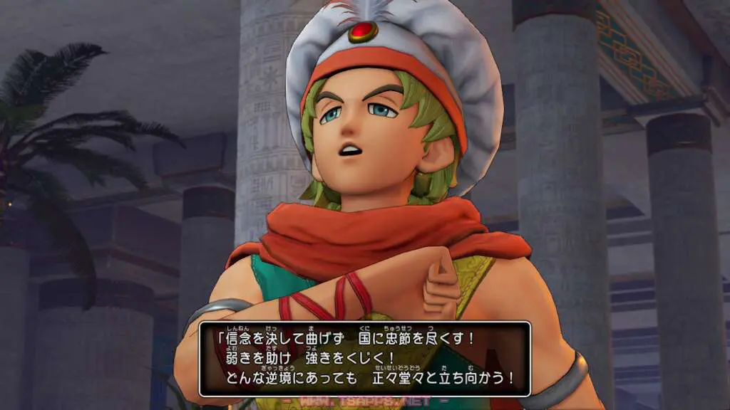 カッコよく登場したファーリス王子