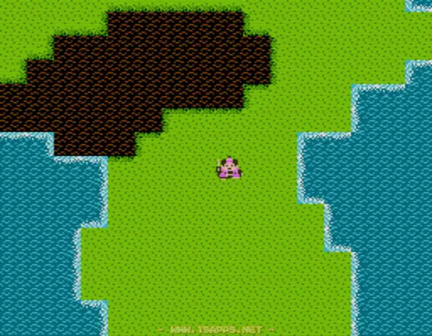 毒沼が見えてきたら南へ進む