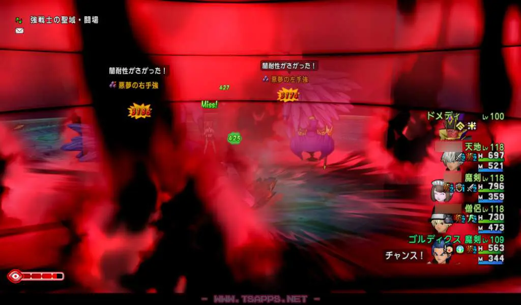 魔剣士の練習がてら適当にとくぎを連発