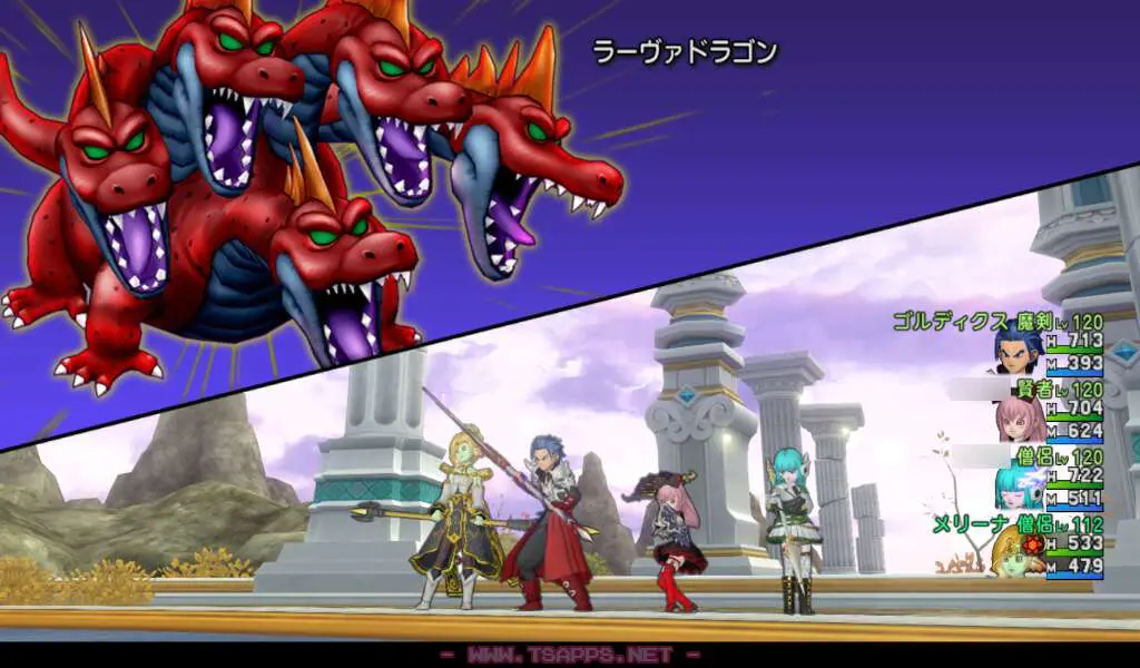 強敵ラーヴァドラゴンとバトル