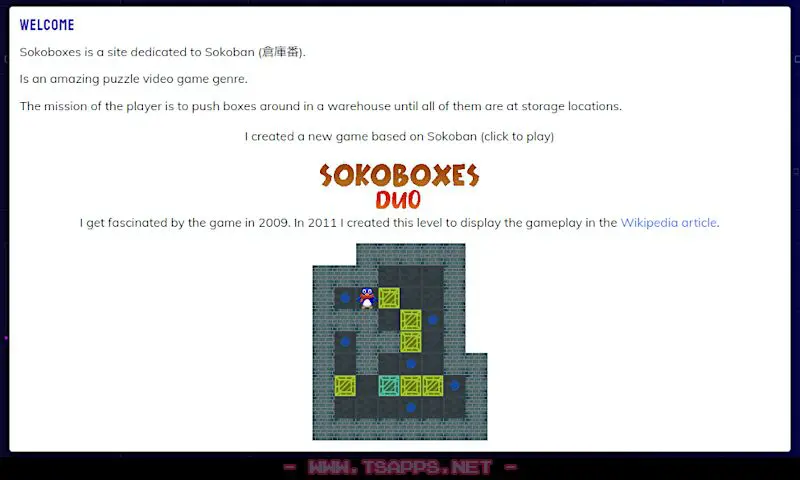 チリ在住の友人が作成したパズルゲーム