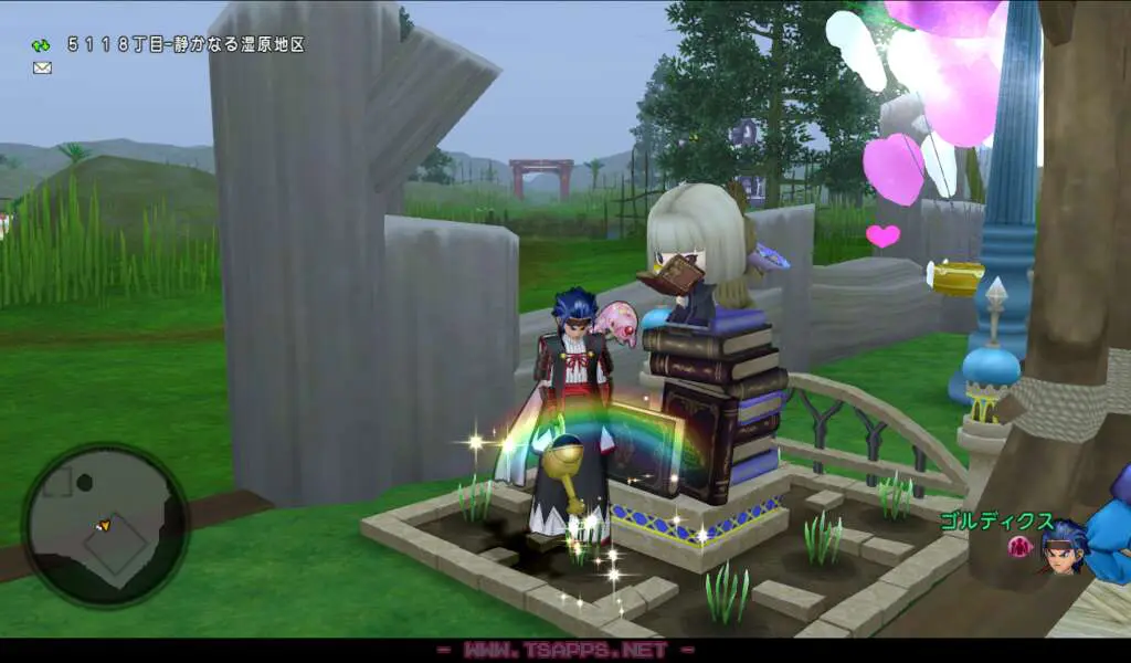 いつものように畑の水やりからスタート