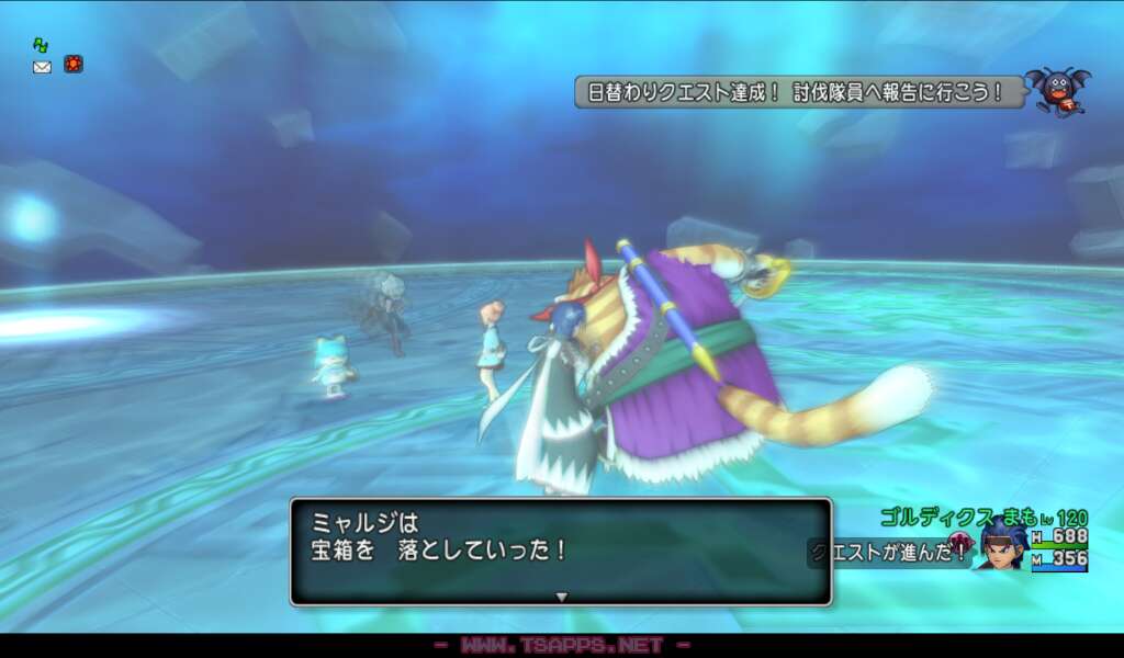 日課でキャットリベリオ強を倒し