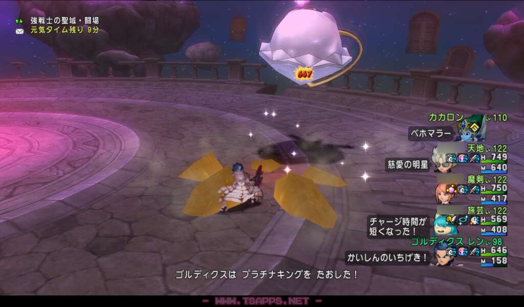 残りの時間は試練の門で経験値稼ぎ