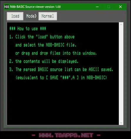 N88-日本語BASICのファイルも読み込めるようになりました