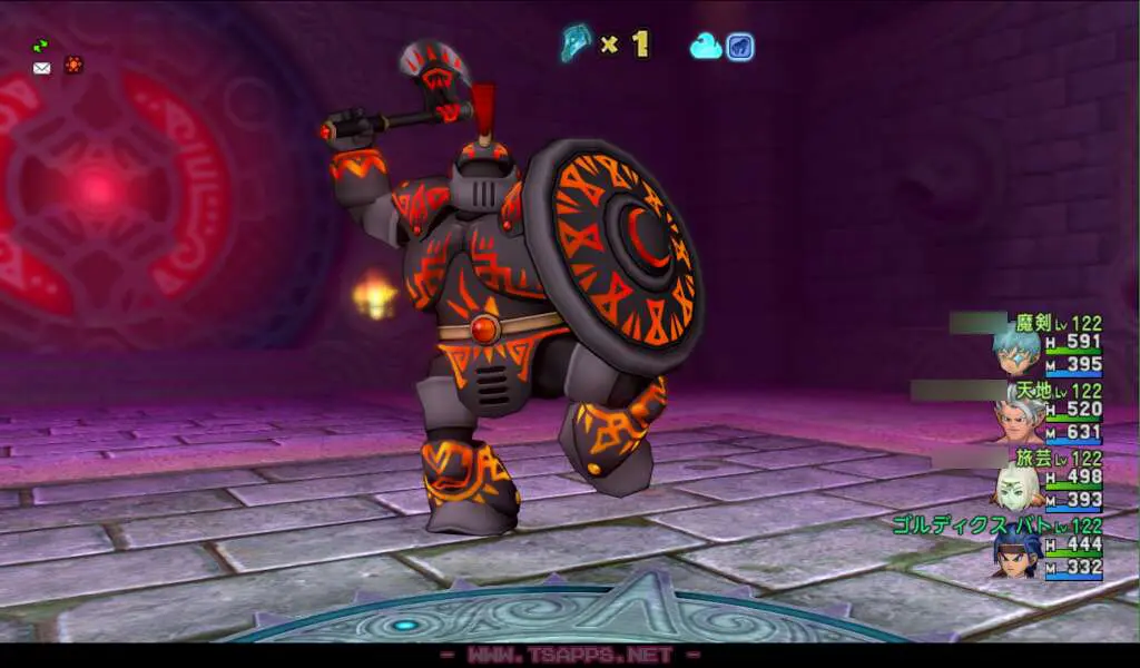 途中に現れるモンスターもガンガン倒し