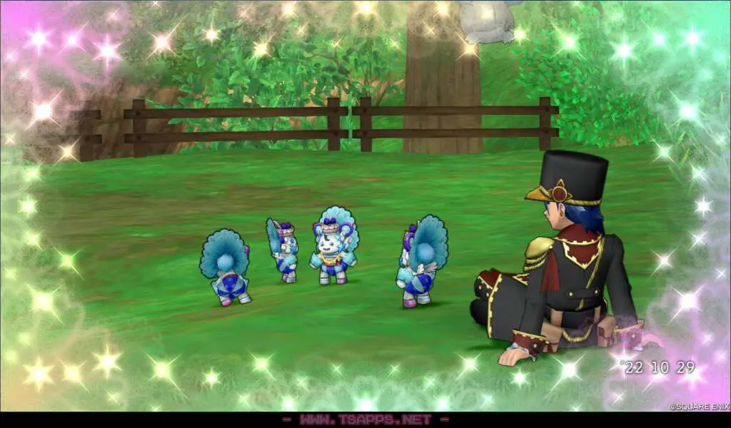 4体のアオちゃんが動き回るのがかわいい