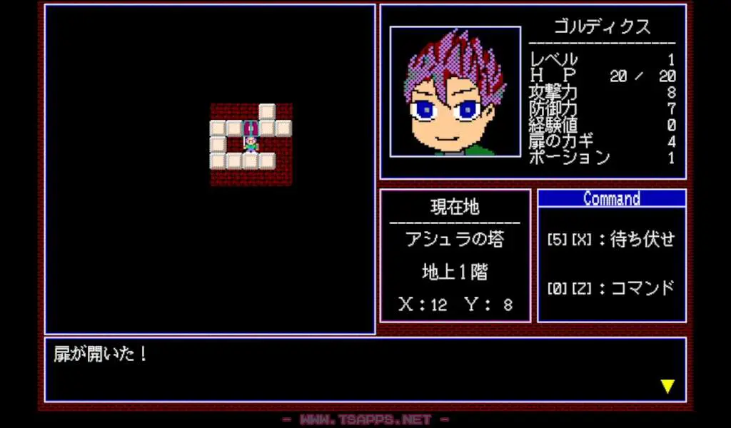 鍵を持っていれば扉も開きます